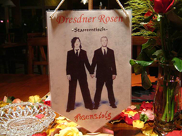 Wimpel der Dresdnerrosen